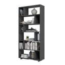 Ver imagem 6 de Estante para Livros 5 Prateleiras Preto Be 44 - Brv