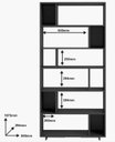 Ver imagem 3 de Estante Livreiro Multiuso Organizador com 5 Prateleiras BRV Móveis