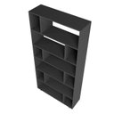 Ver imagem 5 de Estante para Livros 5 Prateleiras Preto Be 44 - Brv