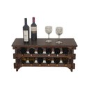 Ver imagem 1 de Adega para Vinho 12 Garrafas Tipo Mesinha Cor Embuia C6