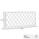 Ver imagem 4 de Painel de Cama 90cm Greta Corano Marfim - Lucadi Home