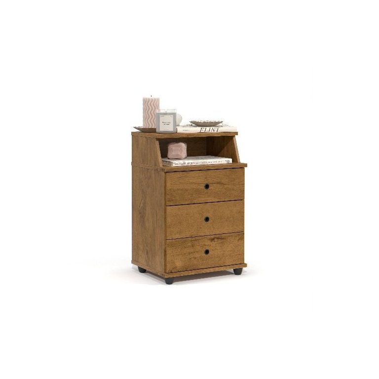 Mesa de Cabeceira Luxo New Freijó - Ej Móveis