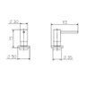 Dispensador Sabao/detergente Cozinha Redondo Cromado - Docol Docol Inox - 2