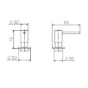 Ver imagem 2 de Dispensador Sabao/detergente Cozinha Redondo Cromado - Docol Docol Inox