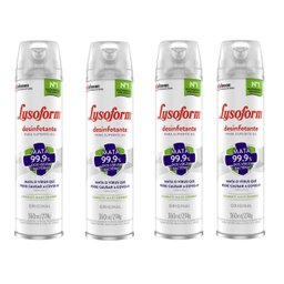 Kit 4 Pçs Lysoforme 360ml Original Desinfetante Superfícies - 1