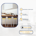 Ver imagem 3 de Kit 3 Bancos Alto Tamborete para Balcão Junco Argila Àrea de Lazer Ilha Bancada bar Churrasqueira