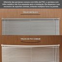 Ver imagem 6 de Persiana Pvc Trilho Metálico 240larg X 140alt (2 Pçs) - Cinza