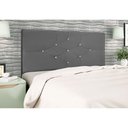 Ver imagem 2 de Cabeceira Camboriú Para Cama Box King 195 cm Suede - SSX Multicoisas - Cinza