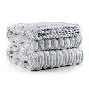 Ver imagem 1 de Cobertor Coberta Popcorn Queen Ultrasoft Alto Relevo Dupla Face - Platina