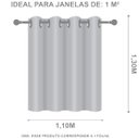 Ver imagem 4 de Cortina Folha Blackout Pvc 1,10m X 1,30m Uma Parte 100% Blecaute Veda Luz Sala Quarto Preto