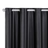 Cortina Folha Blackout Pvc 1,10m X 1,30m Uma Parte 100% Blecaute Veda Luz Sala Quarto Preto - 1