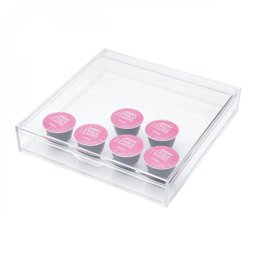 Caixa para 36 Capsulas de Café de Acrílico 26,6cmx27,2cm Lyor - 1