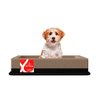 Cama box PET Cachorro / Gato Grande Sleep Foam MarromPreto (100x80x10) - Pelmex - 1