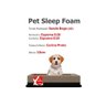 Cama box PET Cachorro / Gato Grande Sleep Foam MarromPreto (100x80x10) - Pelmex - 4