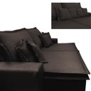 Ver imagem 5 de Sofá Retrátil e Reclinável com Molas Cama Inbox Premium 2,72M Tecido em Linho Marrom