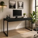 Ver imagem 1 de Mesa para Home Office Escritório Diretor 1,50 - Preto