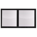 Ver imagem 1 de Maxim ar 2 seções em alumínio Premium Preto- 60x120