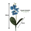 Ver imagem 3 de Orquidea Artificial Média:azul
