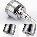 Ver imagem 3 de Torneira Gourmet de Parede Metal Cromado Flexível e com Jato Ajustável para Cozinha