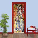 Ver imagem 1 de Adesivo de Porta Grafite Coca-cola Arte Destaque P - 0,73 X 2.13 Metros