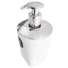 Porta Sabonete Plástico Saboneteira Líquida para Banheiro Uz Branco 400ml - 3
