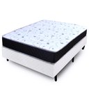 Ver imagem 1 de Cama Box + Colchão Viúva Espuma D33 Selada 128x188x62CM Antialérgico BF Colchões