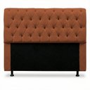 Ver imagem 5 de Cabeceira Cama Box King Size Sarah 195cm com Frame Bouclê Terracota - Desk Design