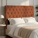 Ver imagem 2 de Cabeceira Cama Box King Size Sarah 195cm com Frame Bouclê Terracota - Desk Design