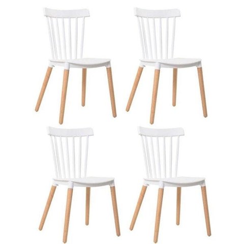 Kit 4 Cadeiras Tóquio Sala de Jantar Branco -