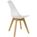Ver imagem 3 de Kit 2 Cadeiras Moscou Sala de Jantar Branco -
