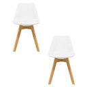 Ver imagem 1 de Kit 2 Cadeiras Moscou Sala de Jantar Branco -