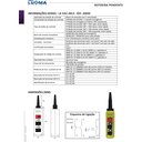 Ver imagem 2 de Botoeira Pendente Xac 4913 4bot+1 Emerg 2 Velocidades Lukma