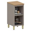 Ver imagem 4 de Balcão para Cozinha 100% MDF 40 cm 1 Porta Lumen Freijó/Cinnamon