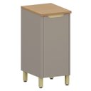 Ver imagem 1 de Balcão para Cozinha 100% MDF 40 cm 1 Porta Lumen Freijó/Cinnamon