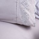 Ver imagem 1 de Jogo de Cama Bordado Inglês Simples 100% Micropercal Toque Macio Sonhare Sultan