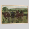 Quadro Reprodução Degas The Riders 95x63 Moldura Natural - 1