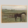 Quadro Reprodução Degas Horses In A Meadow 95x63 Moldura Natural - 1