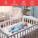 Ver imagem 5 de Colchão Berço Americano Baby Luxo Impermeável D18 Estampado 70x130cm