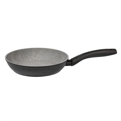 Frigideira Antiaderente Marmore Ceramico Indução 22cm Preto