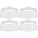 Ver imagem 1 de Kit 4 Cúpulas para Prato de Bolo 30cm Tampas Boleira Natural Padaria Confeitaria Lancheria ou