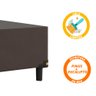 Cama Box King Colchão Gazin Molas Pocket Ensacadas Tower Branco / Marrom - 7