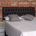 Ver imagem 3 de CABECEIRA PAINEL VINTAGE CORINO MARROM CASAL 140 X 60 RBL