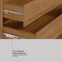Ver imagem 6 de Guarda Roupa Casal 4 Portas Vidro Reflecta e 4 Gavetas Estônia - Amêndola/nude Prime Tx