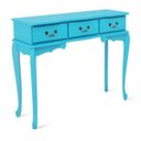 Ver imagem 2 de Aparador Mesa Lateral Apoio Sala Aprimore Azul Turquesa