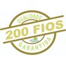 Lençol Avulso Com Elástico Queen Size 100% Algodão Percal 200 Fios Branco - 2
