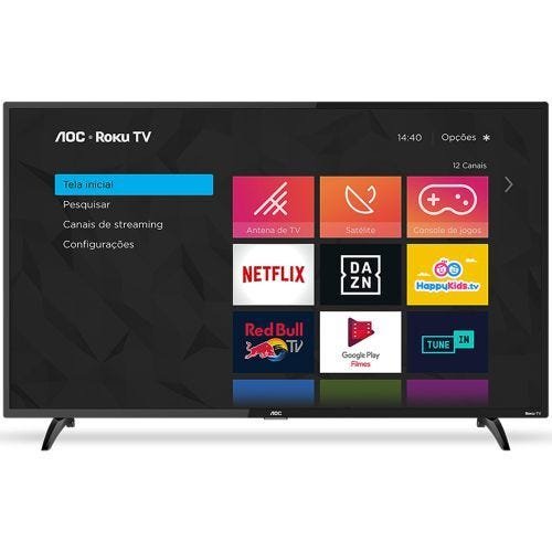 TV 43 Polegadas Aoc LED Smart Wifi Full Hd Usb Hdmi - 43S5195 - 4