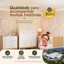 Ver mais imagens de Quarto de Bebê Completo com Berço Americano 3 em 1/Guarda-Roupa/Cômoda Flor Multimóveis MP4939