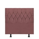 Ver imagem 1 de Cabeceira Estofada Istambul Capitonê 90cm Solteiro Box Quarto Suede Rose Gold - Gat Magazine