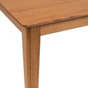 Ver imagem 5 de Mesa de Jantar Madeira Maciça Retangular 4 Lugares Olmo Marrom/Mel