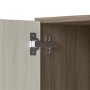 Ver imagem 5 de Armario Aereo 2 Portas Mdf 80 Cm Kali 12211 Carvalho Toq Bianco Toq Nicioli